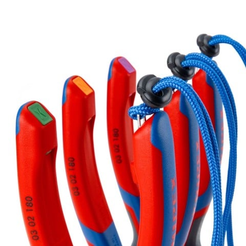 KNIPEX 09 12 240 - 9 1/2" High Leverage Lineman's Pliers New England with Fish Tape Puller & Crimper