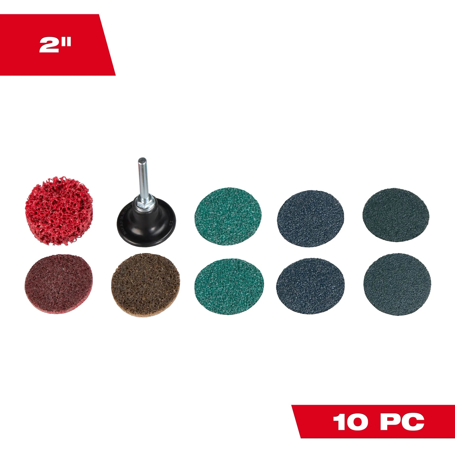 Milwaukee 49-92-9000 - 10PC 2" Quick Change Disc Kit