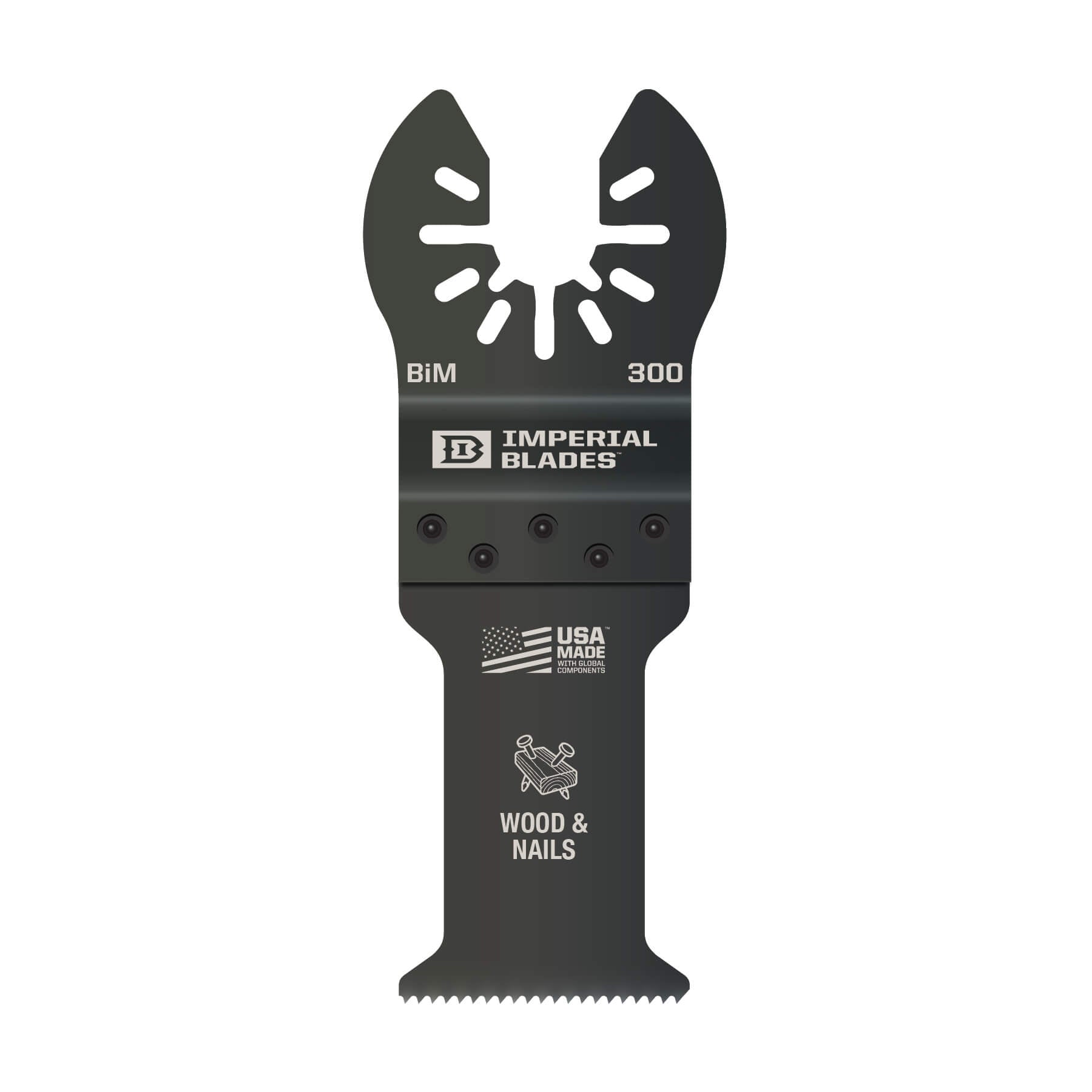 Milwaukee IBOA300-1 - Imperial Blades IBOA300-1 One Fit™ 1-1/4" Standard Wood & Nails Blade, 1PC IMPERIAL BLADES