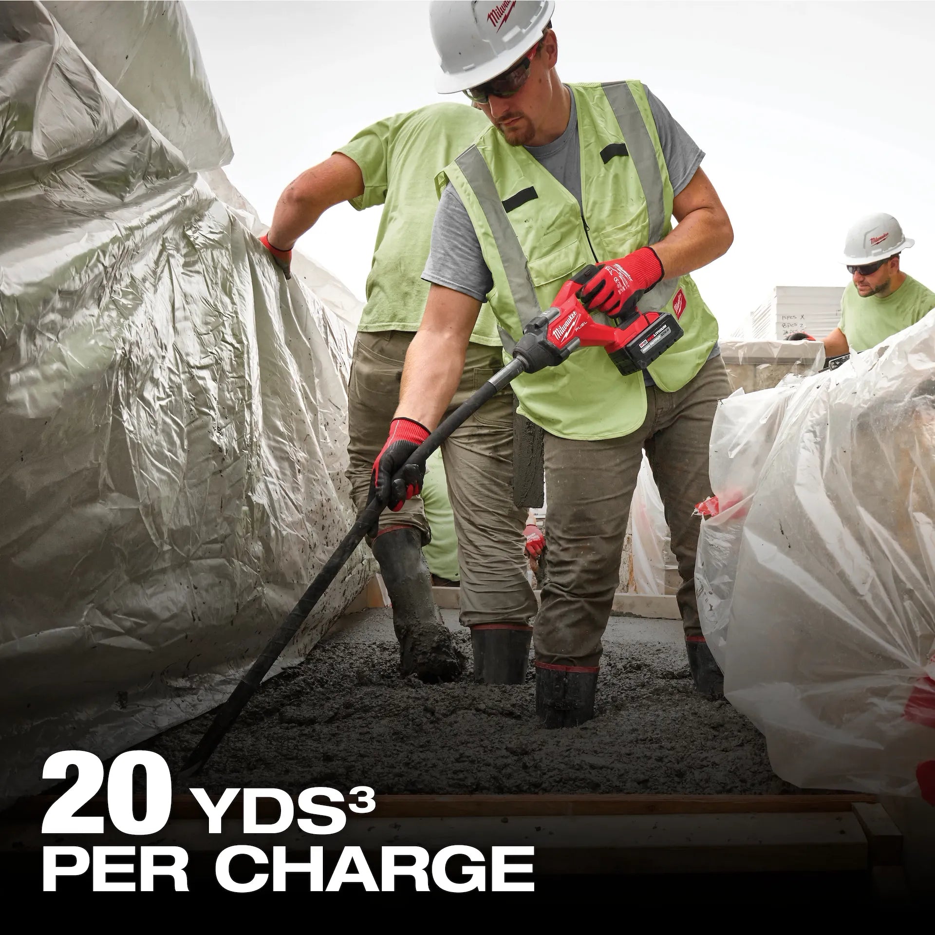 Milwaukee 2910-20 - M18 FUEL 4' Concrete Pencil Vibrator