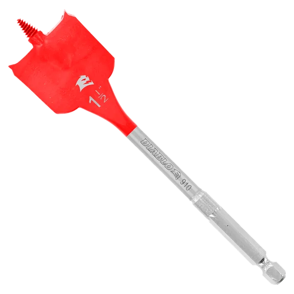 Diablo DSP2170-P2 - 1-1/2" x 6" Spade Bits for Wood (2-pk)