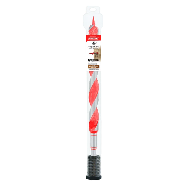 Diablo DAG2110 - 1" x 13" Auger Bit for Wood & Nail-Embedded Wood