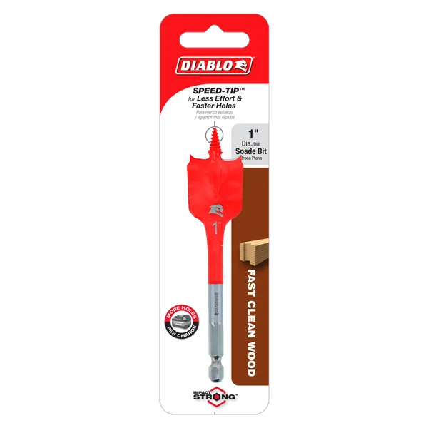 Diablo DSP1060 - 1" x 4" Spade Bit for Wood