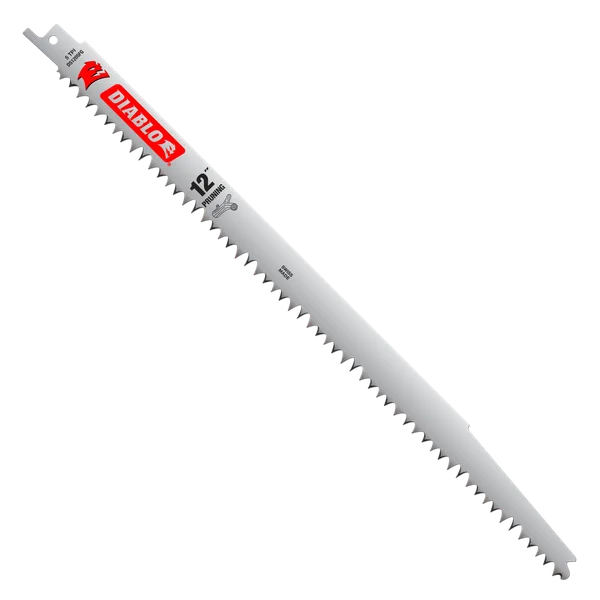 Diablo DS1205FG5 - 12" 5TPI Fleam Ground Reciprocating Saw Blades for Pruning and Clean Wood (5-pk)