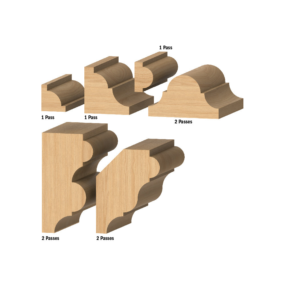 CMT 856.802.11 - 1/2" Shank Multiprofile Router BIt