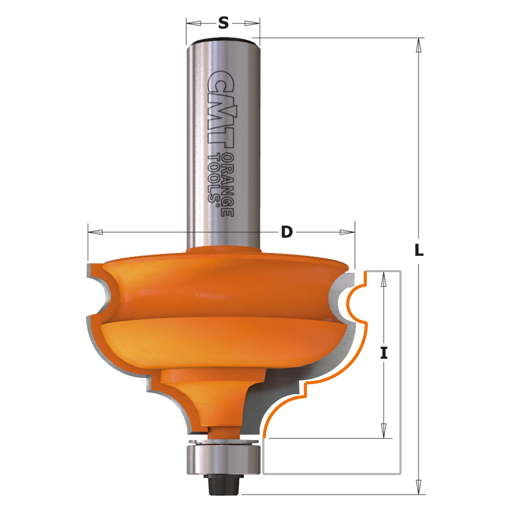 CMT 856.501.11 - 1/2" Shank Moulding Bit