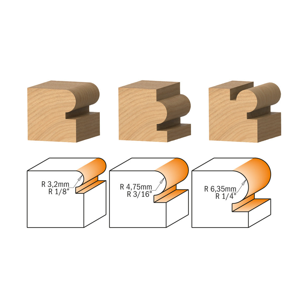 CMT 861.564.11 - 1/2" Shank Corner Beading Bit