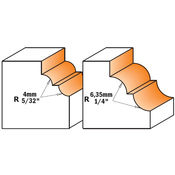 CMT 841.285.11 - 1/4" Shank Roman Ogee Router Bit