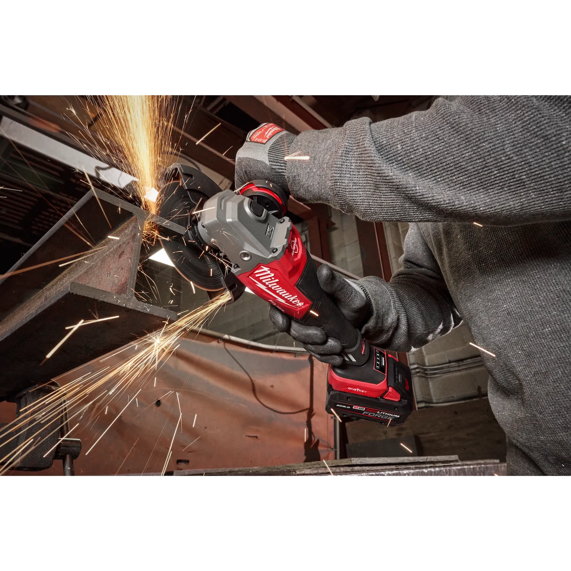 Milwaukee 3672-20 - M18 FUEL™ 4-1/2"-6" Variable Speed Braking Grinder, Paddle Switch w/ ONE-KEY™