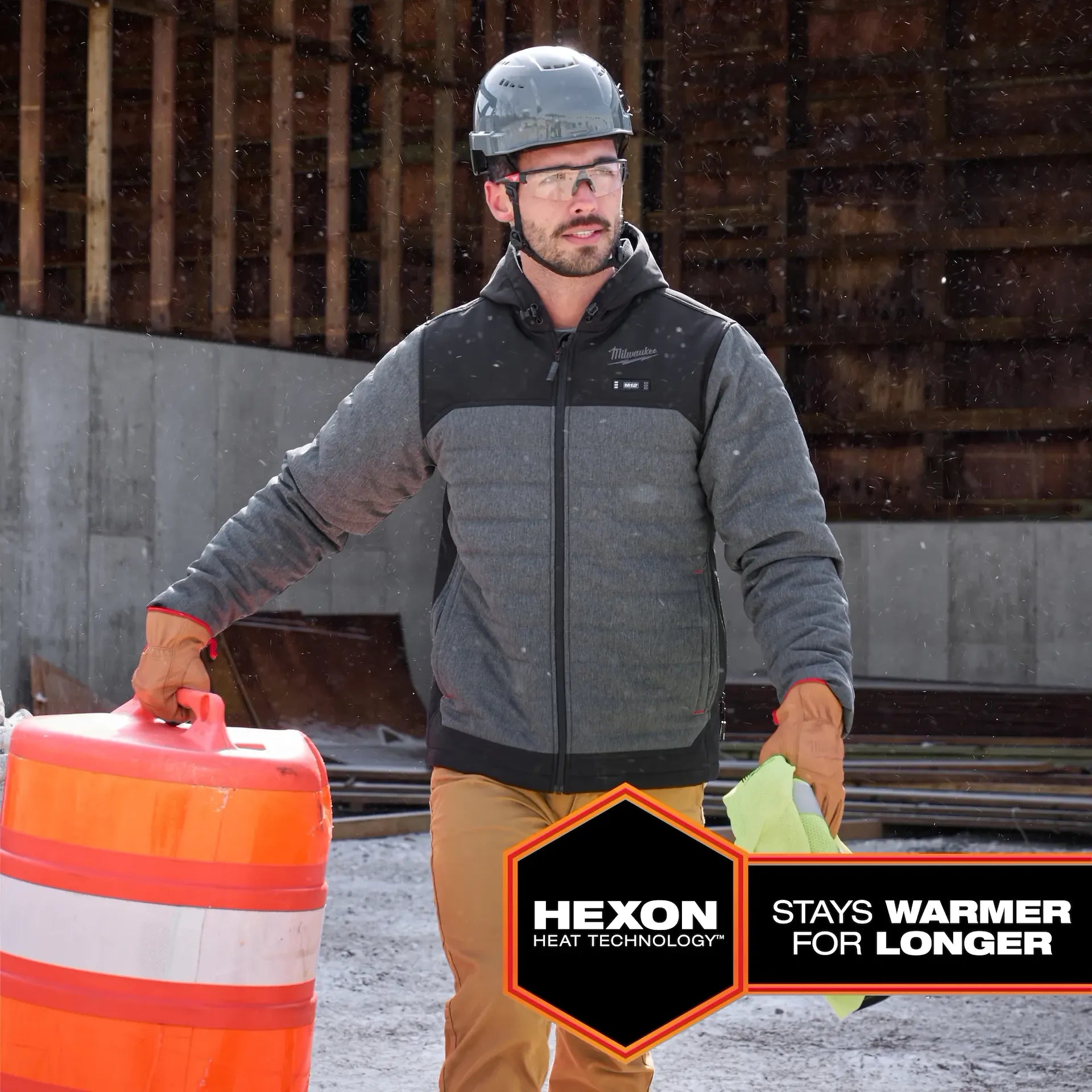 Milwaukee Men's Black AXIS Heated Jacket Kit