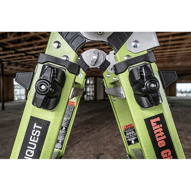 Little Giant 17107-001 - Conquest 2.0 9' - 15" All Terrain Multi Position Ladder