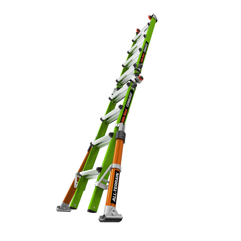 Little Giant 17107-001 - Conquest 2.0 9' - 15" All Terrain Multi Position Ladder
