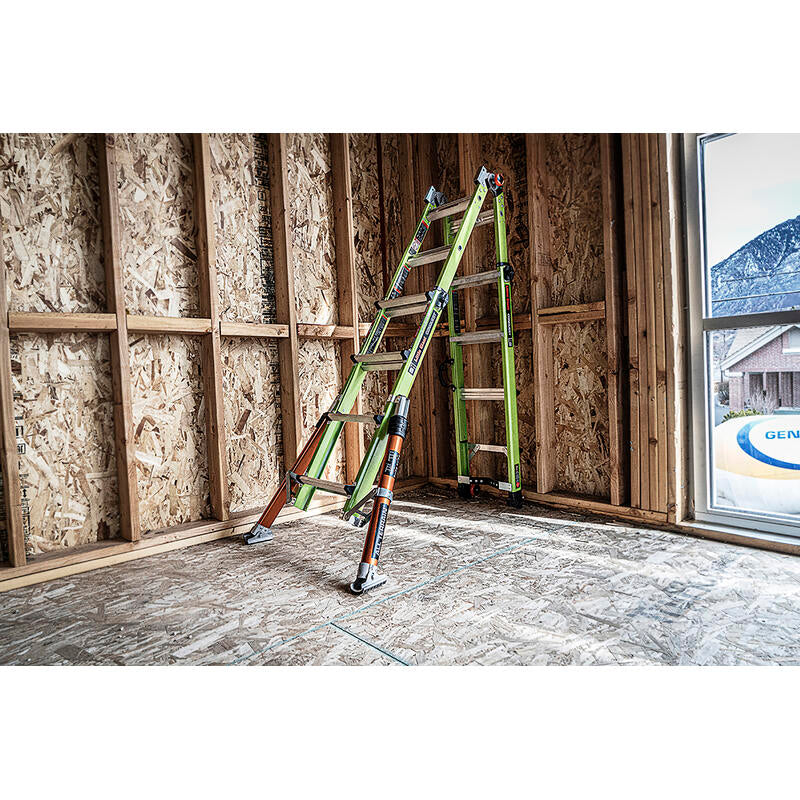 Little Giant 17107-001 - Conquest 2.0 9' - 15" All Terrain Multi Position Ladder