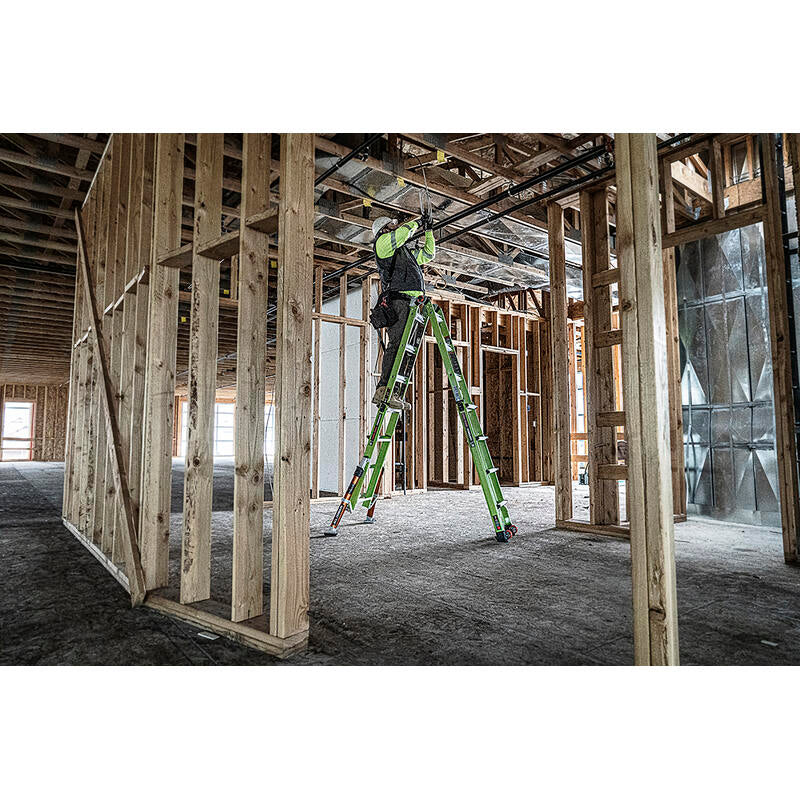 Little Giant 17107-001 - Conquest 2.0 9' - 15" All Terrain Multi Position Ladder