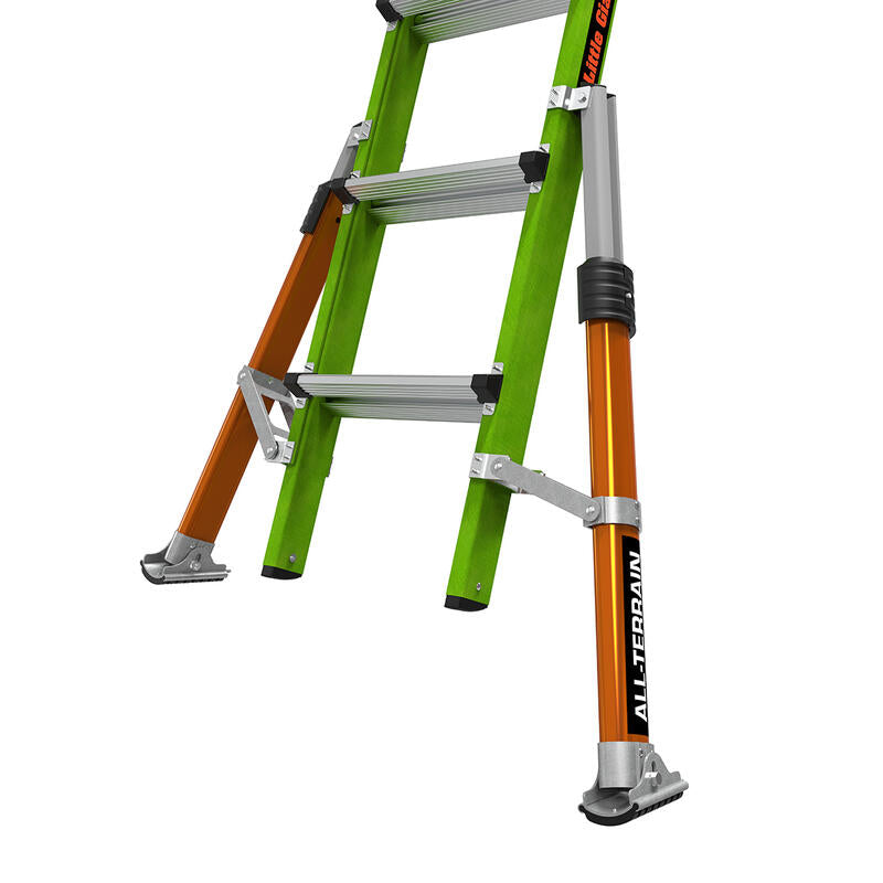 Little Giant 17107-001 - Conquest 2.0 9' - 15" All Terrain Multi Position Ladder