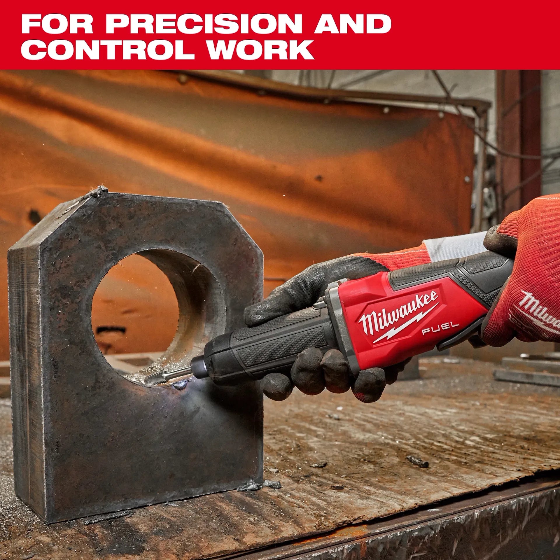 Milwaukee 2984-20 - M18 FUEL™ Variable Speed, Braking Die Grinder, Paddle Switch w/ ONE-KEY™