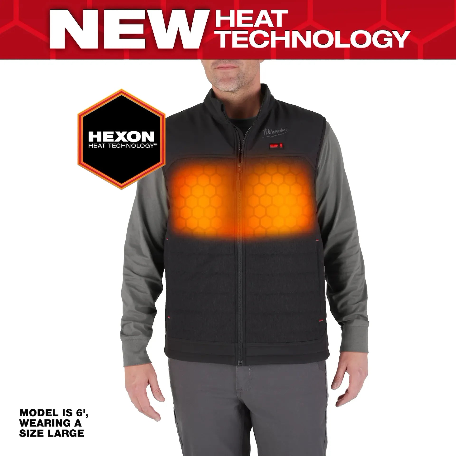 Milwaukee Men's Black AXIS Heated Vest Kit