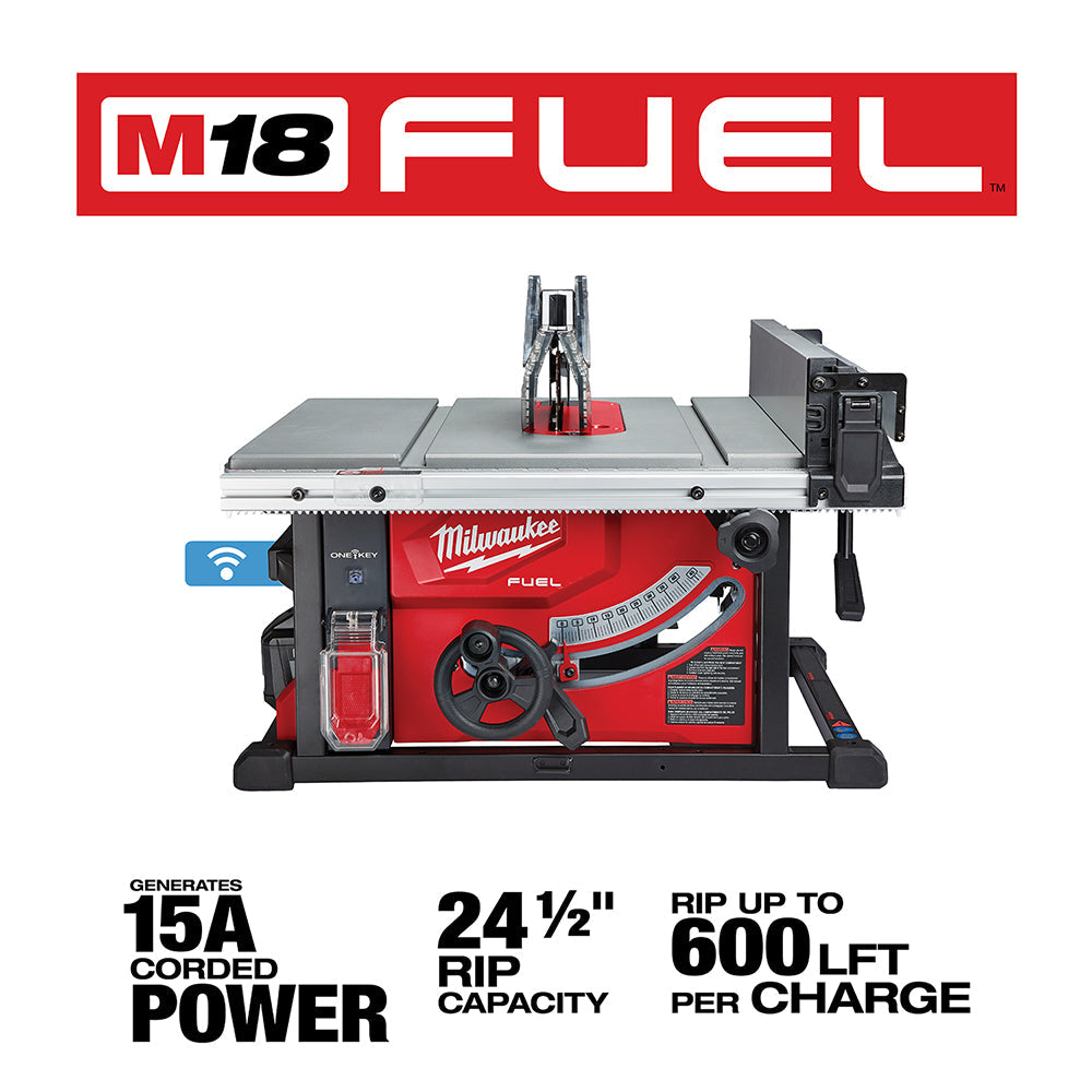 Milwaukee 2736-21HD - M18 FUEL™ 8-1/4 in. Table Saw with ONE-KEY™ Kit - Wise Line Tools