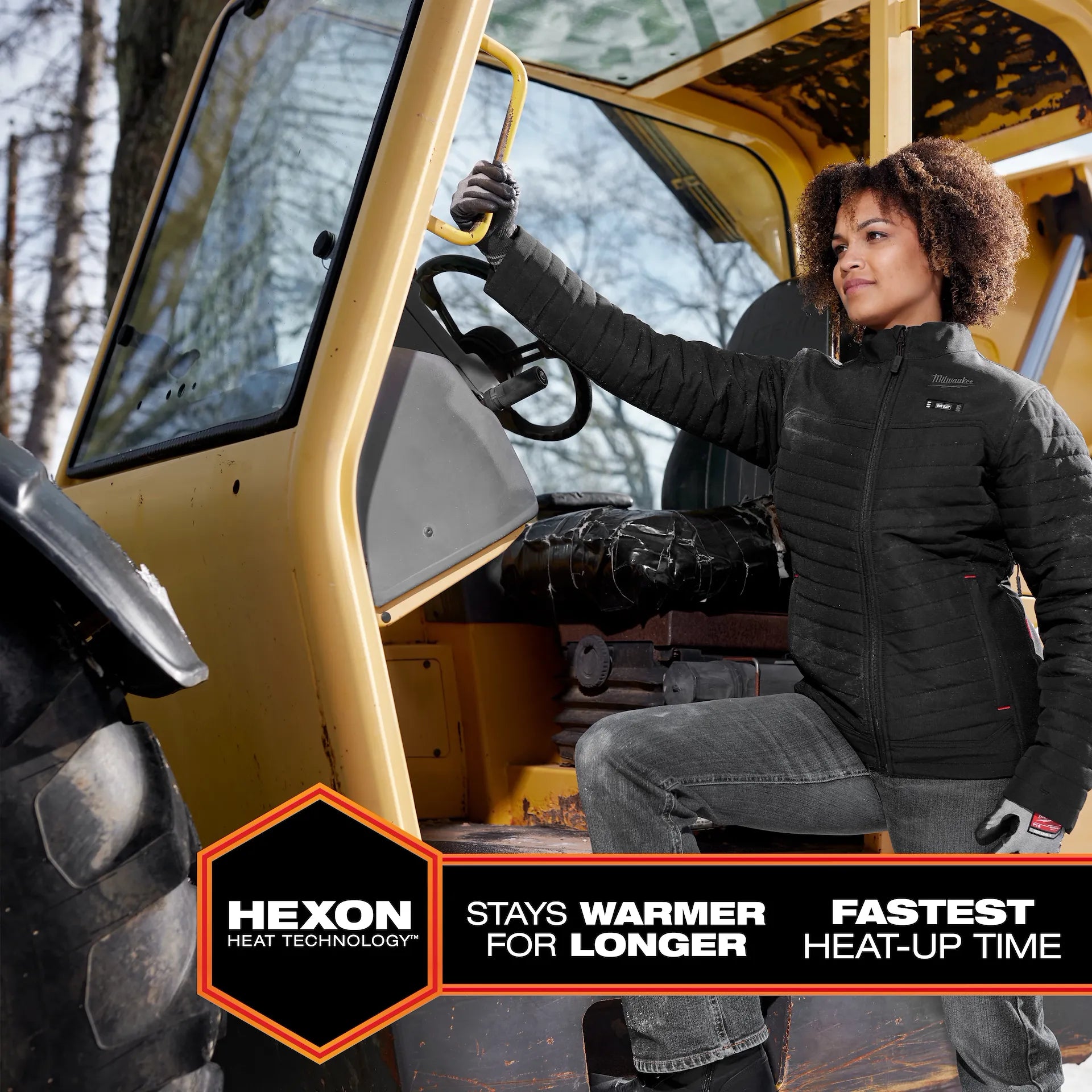 Milwaukee Women's Black AXIS Heated Jacket Kit