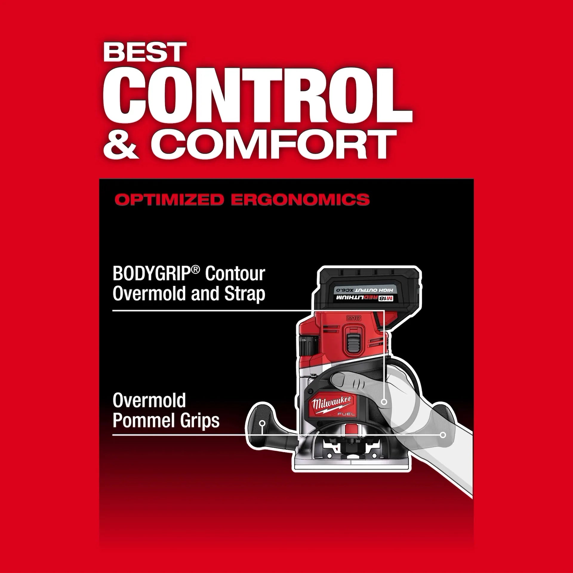 Milwaukee 2838-20 - M18 FUEL™ 1/2" Router