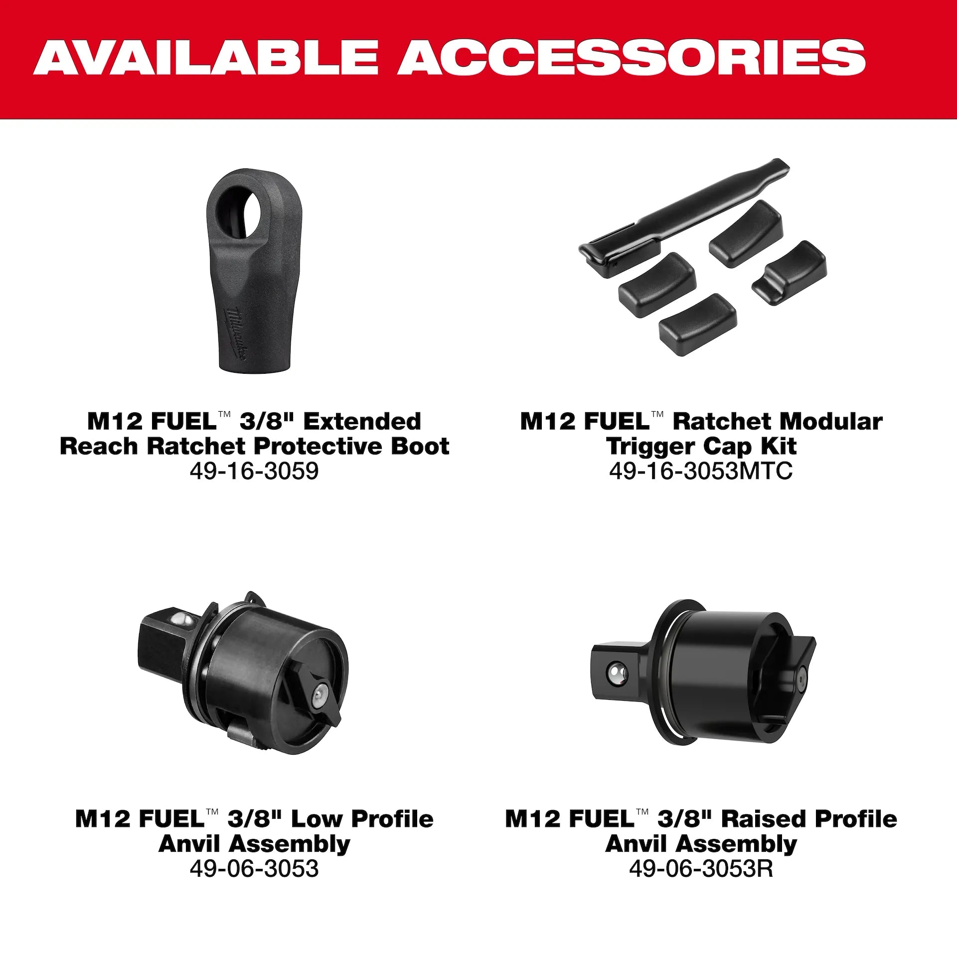 Milwaukee 3059-21 - M12 FUEL™ 3/8" Extended Reach Ratchet Kit