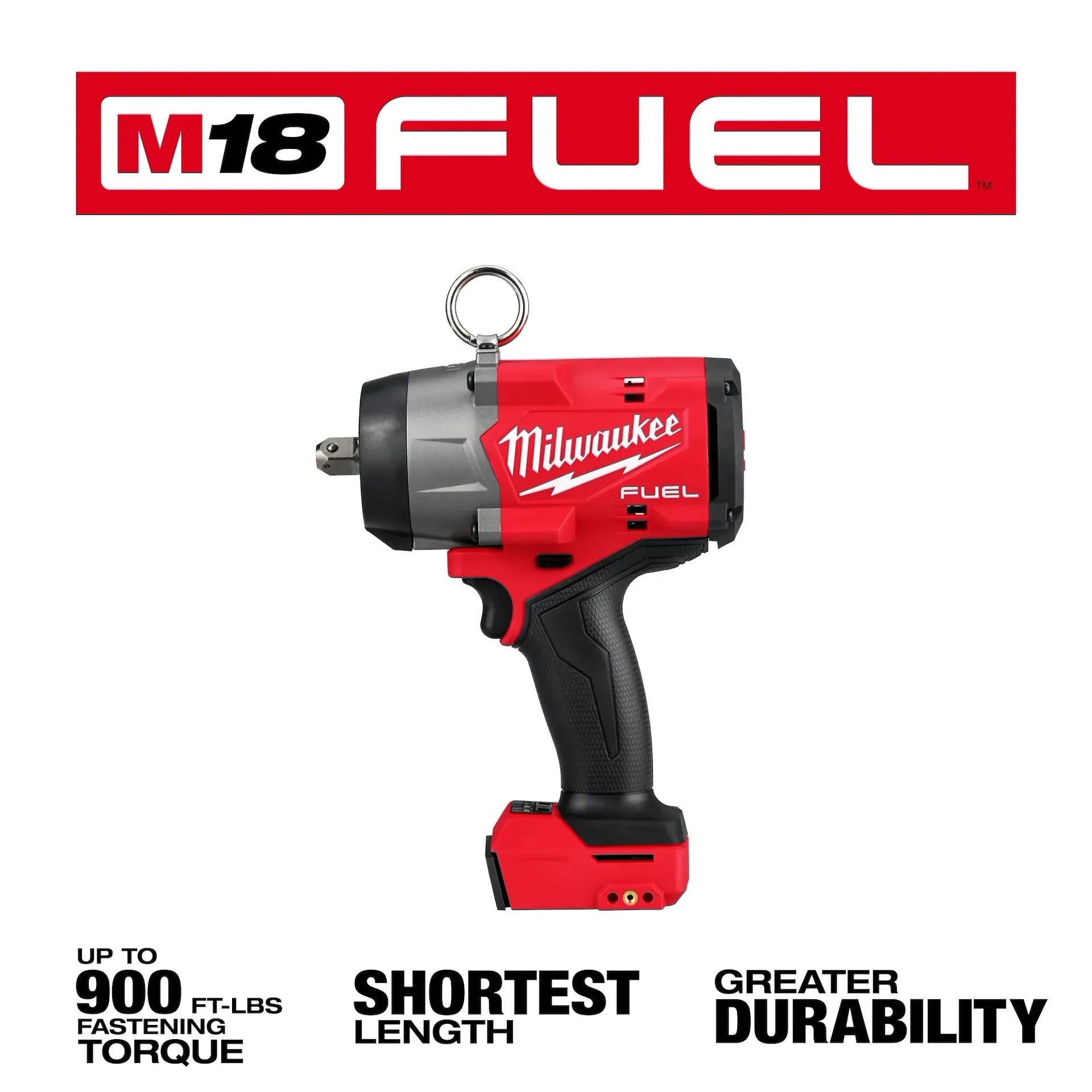 Milwaukee 2966-20 - M18 FUEL™ 1/2" High Torque Impact Wrench w/ Pin Detent