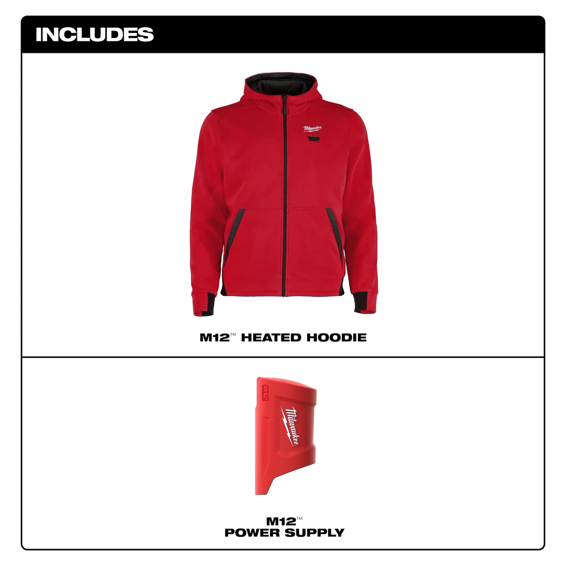 Milwaukee Men's Red Heated Jacket