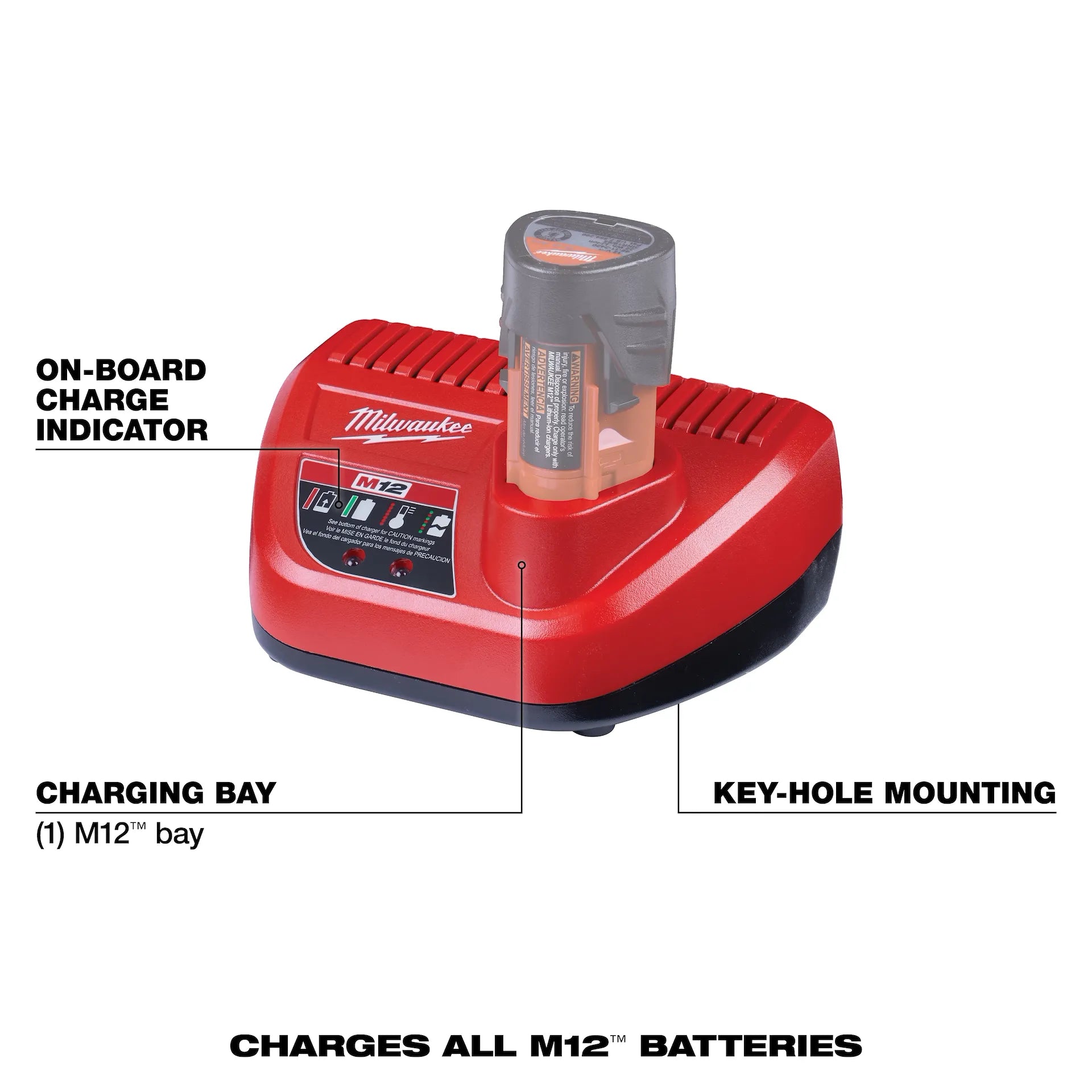 Milwaukee 48-59-2401 - M12™ Lithium-ion Battery Charger