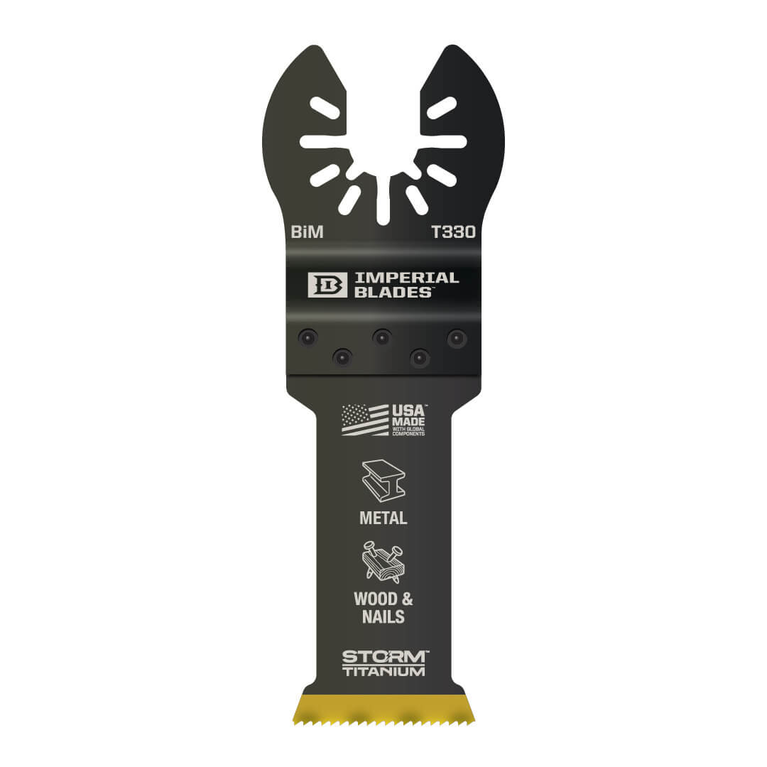 Milwaukee IBOAT330-1 - Imperial Blades IBOAT330-1 One Fit™ 1-1/8" Storm Titanium Metal Blade, 1PC IMPERIAL BLADES
