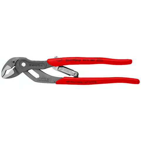 Knipex 8501250SBA - 10" SmartGrip Water Pump Pliers with Auto Adjustment