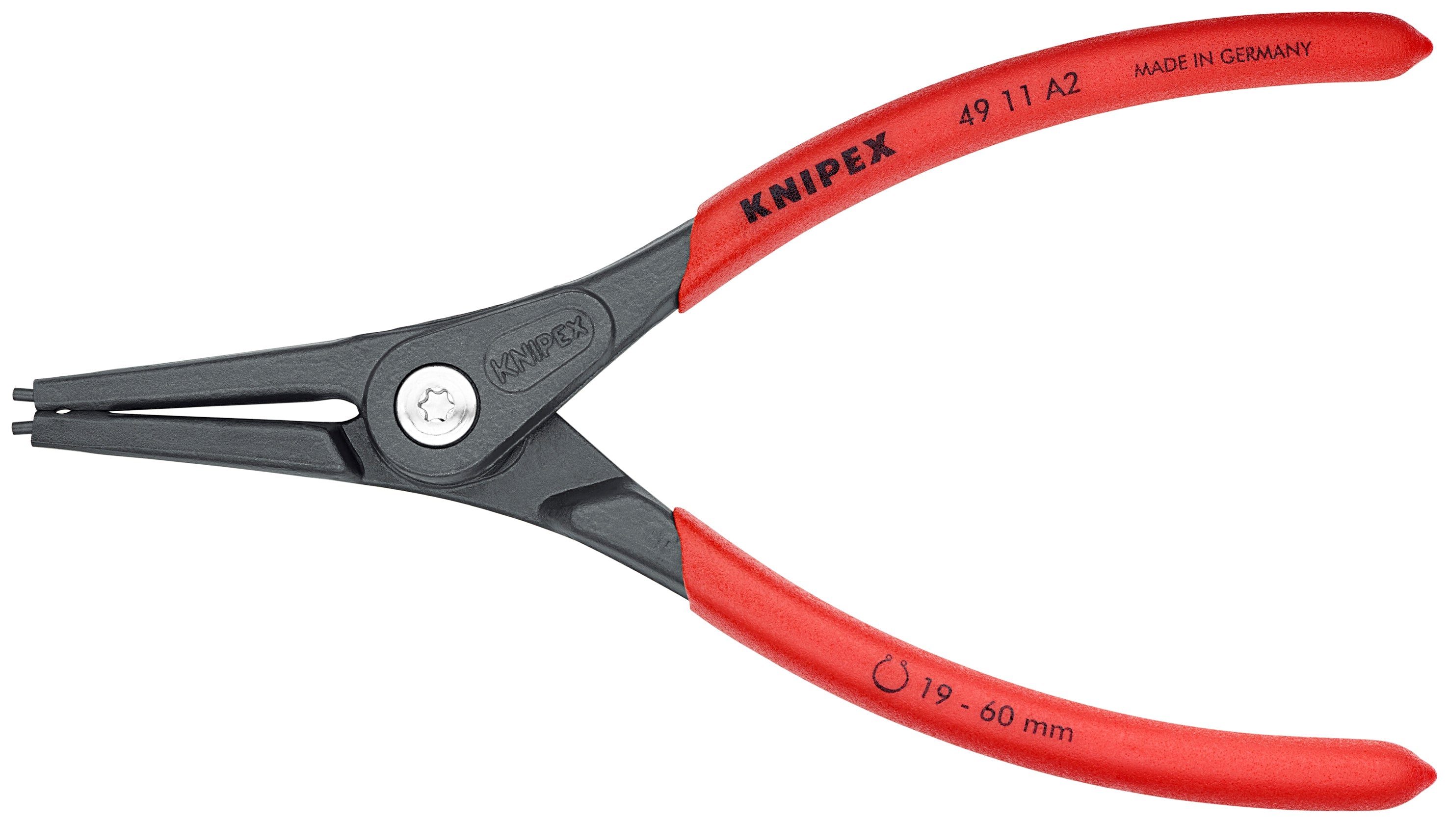 Knipex 4911A2 - 7 1/4" External Precision Snap Ring Pliers - Wise Line Tools