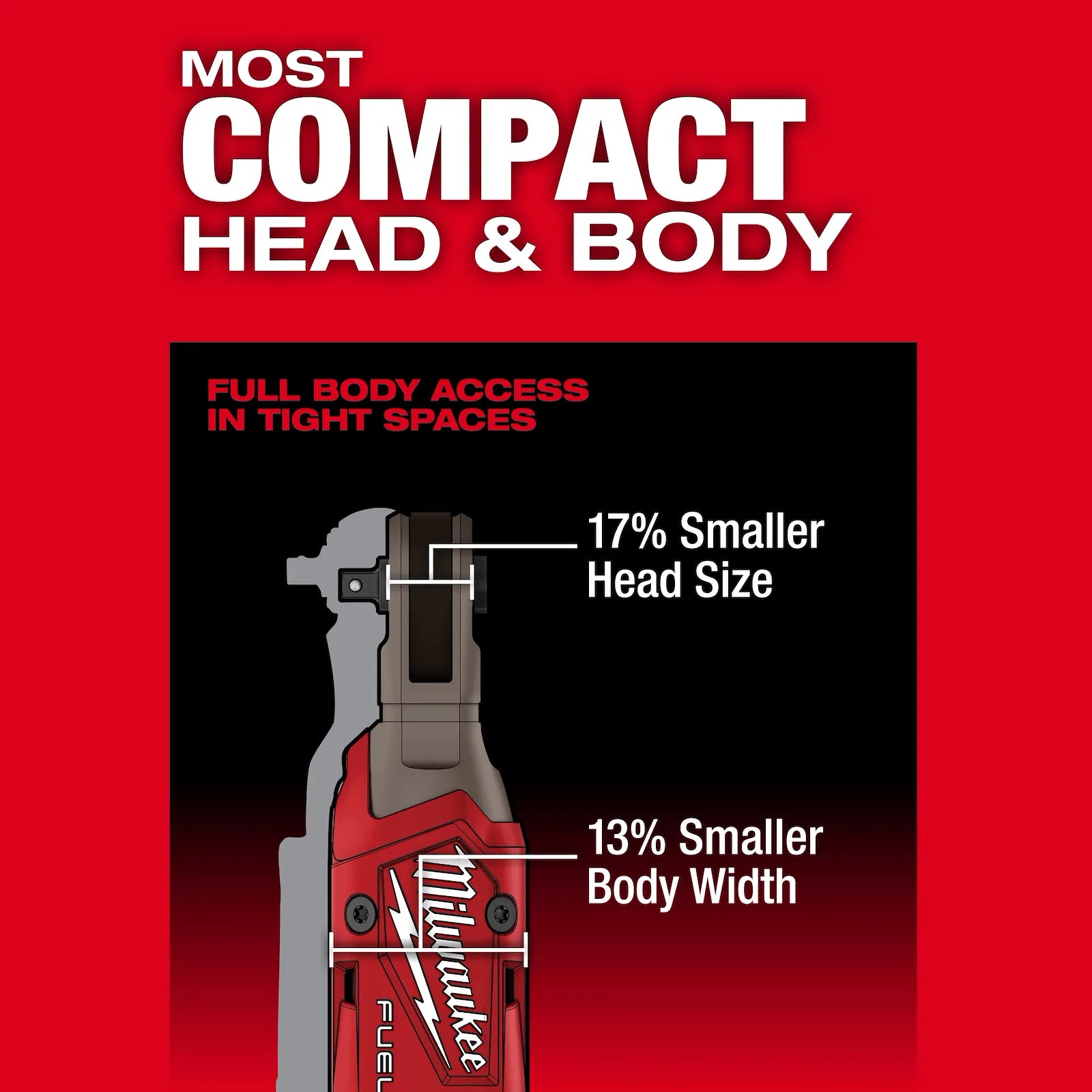 Milwaukee 3052-20 - M12 FUEL™ 1/4" Ratchet