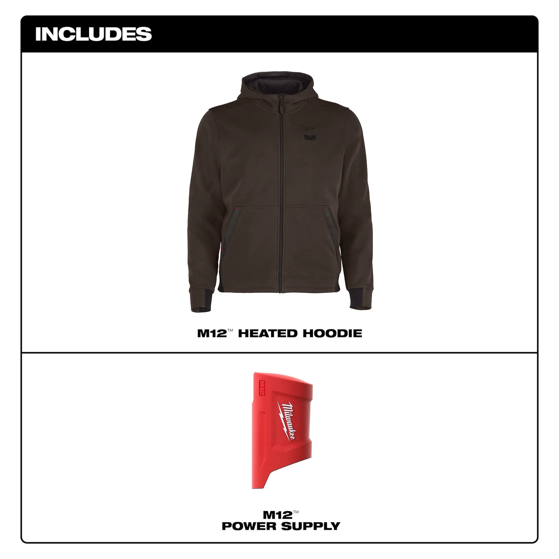 Milwaukee Men's Brown Heated Jacket
