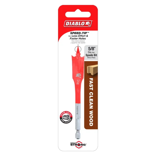 Diablo DSP1030 - 5/8" x 4" Spade Bit for Wood
