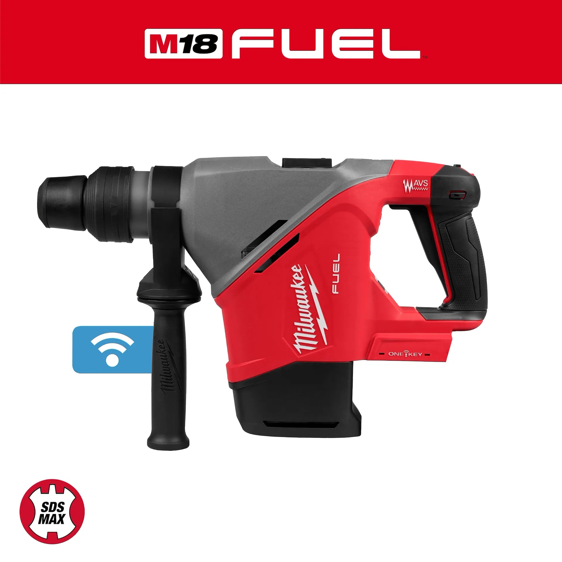 Milwaukee 2917-20 - M18 FUEL™ 1-9/16" SDS Max Rotary Hammer w/ ONE-KEY™