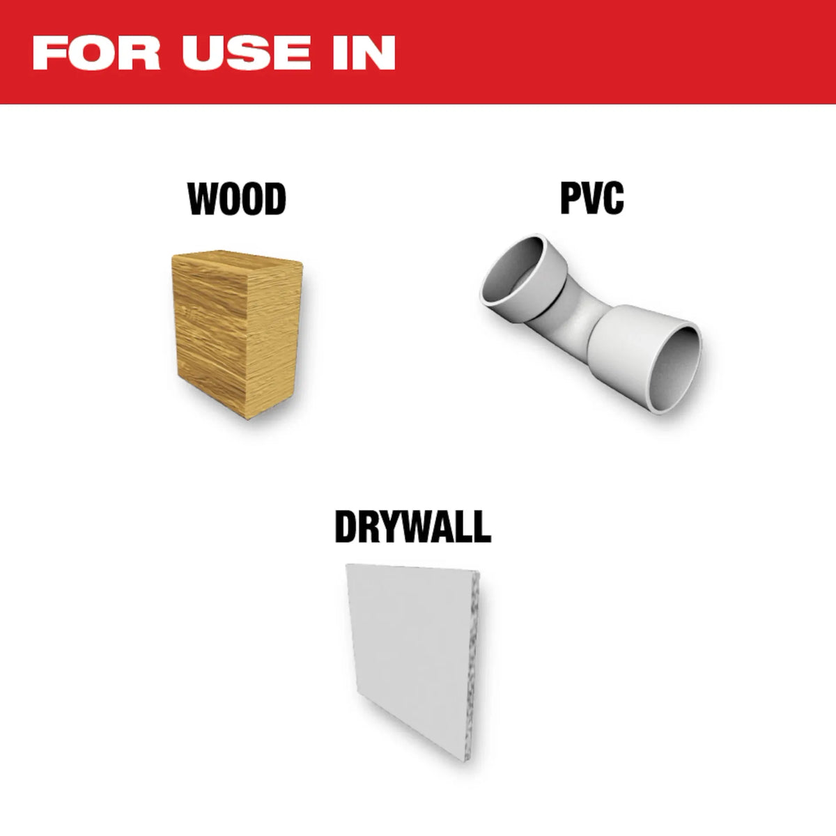 Milwaukee 49-25-1109 - 1-3/8” High Carbon Steel Wood Universal Fit Oscillating Multi-Tool Blade (10 PK)