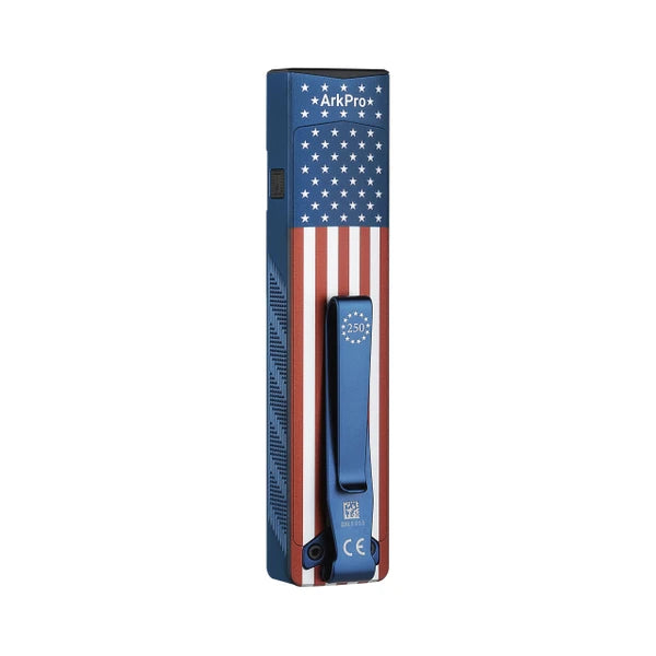Olight ArkPro Liberty Lines | Limited Edition Flat EDC Flashlight