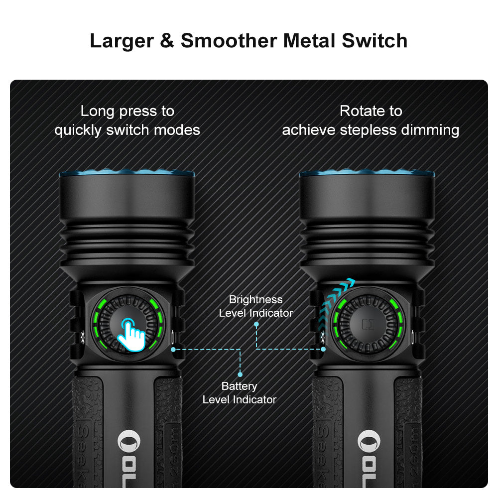Olight Seeker 4 Pro Rechargeable Flashlight