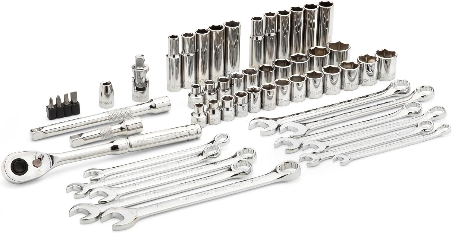 Gearwrench GWCBMTS54P - 54 Piece 3/8" Drive Mobile Mechanic Tool Set