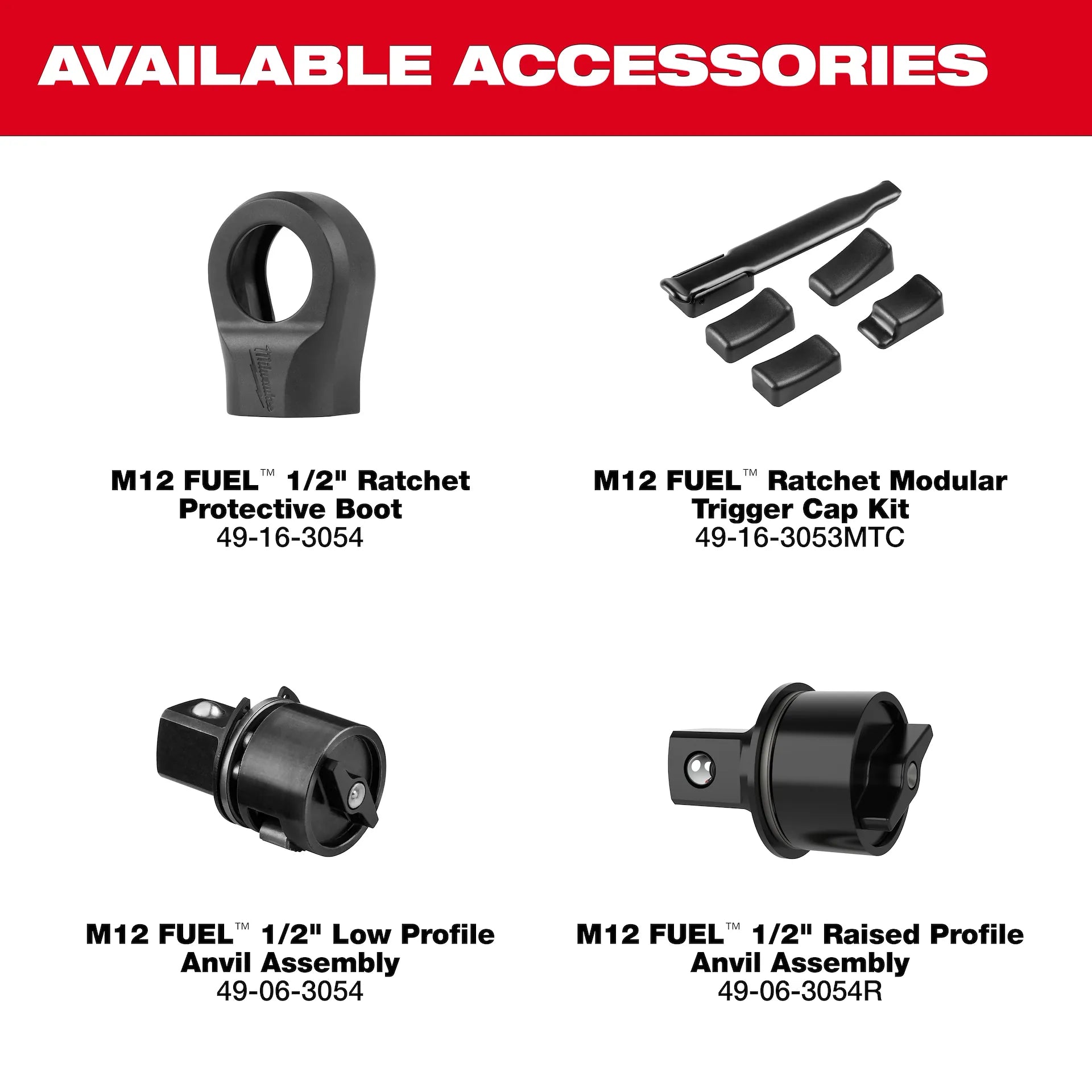 Milwaukee 3054-21 - M12 FUEL™ 1/2" Ratchet Kit