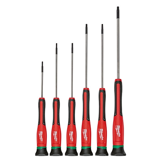 Milwaukee 48-22-2610 - 6 PC TORX Precision Screwdriver Set w/ Case