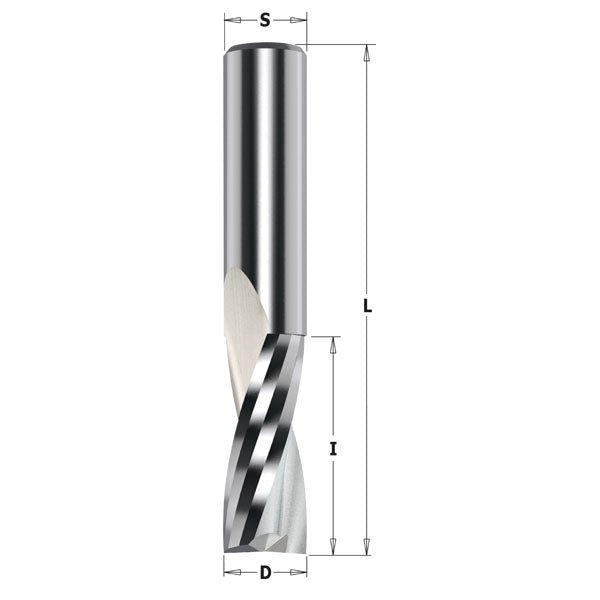 CMT 191.001.11 - 1/8" Dia x 1/2" Cut Depth Solid Carbide Upcut Spiral Router Bit