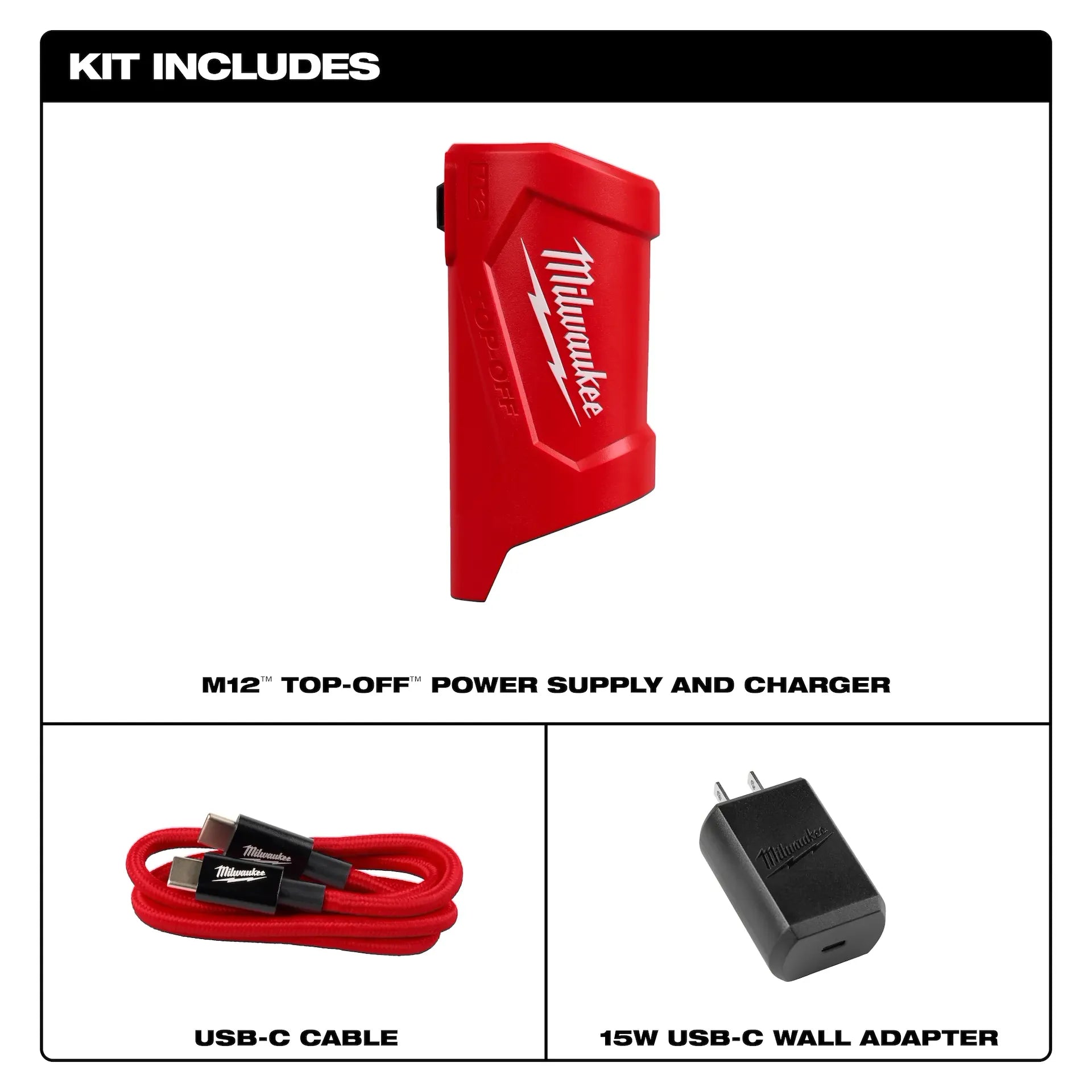 Milwaukee 48-59-1211 - M12™ TOP-OFF™ Power Supply and Charger
