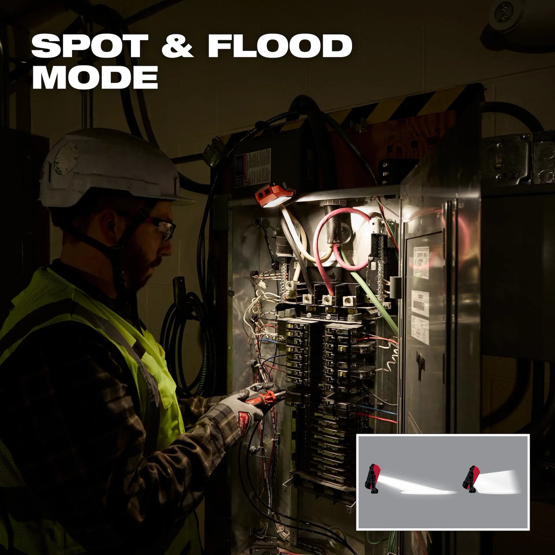 Milwaukee 2015R - Rechargeable Pivoting Task Light w/ Spot Mode