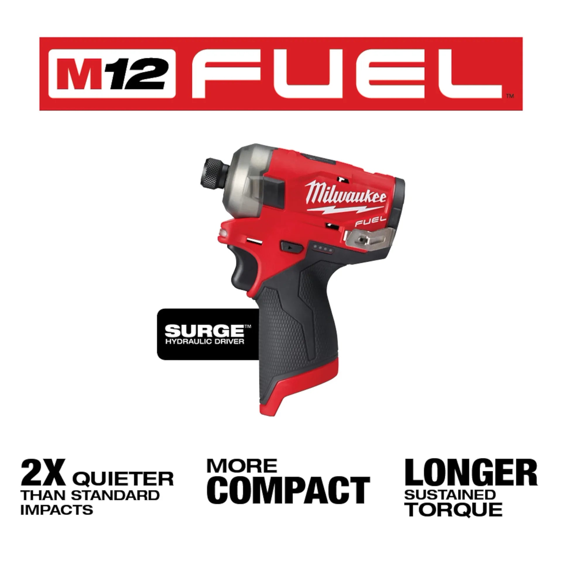 Milwaukee 2551-20 - M12 FUEL™ SURGE™ 1/4" Hex Hydraulic Driver