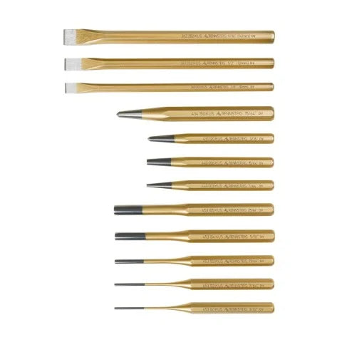 Knipex RENNSTEIG 9R400012 - 12 Pc Punch and Chisel Set