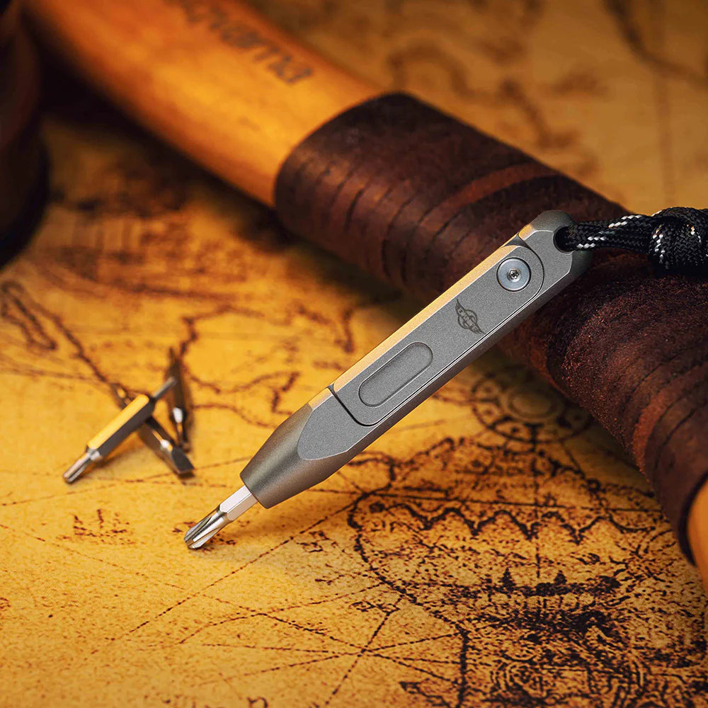 Oknife Otacle D1 Titanium EDC Multi-Bit Driver