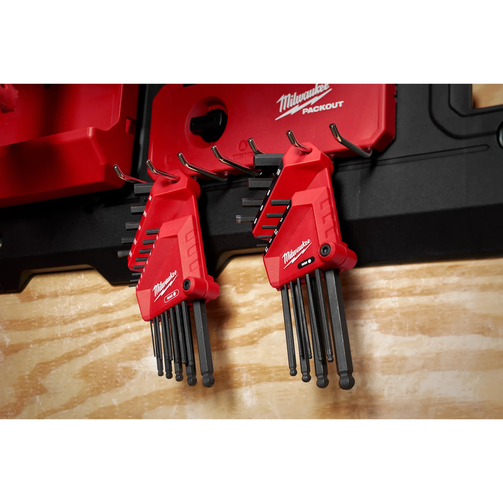 Milwaukee 48-22-2186 - 9-Key Ball End L-Style Hex Key Set - Metric