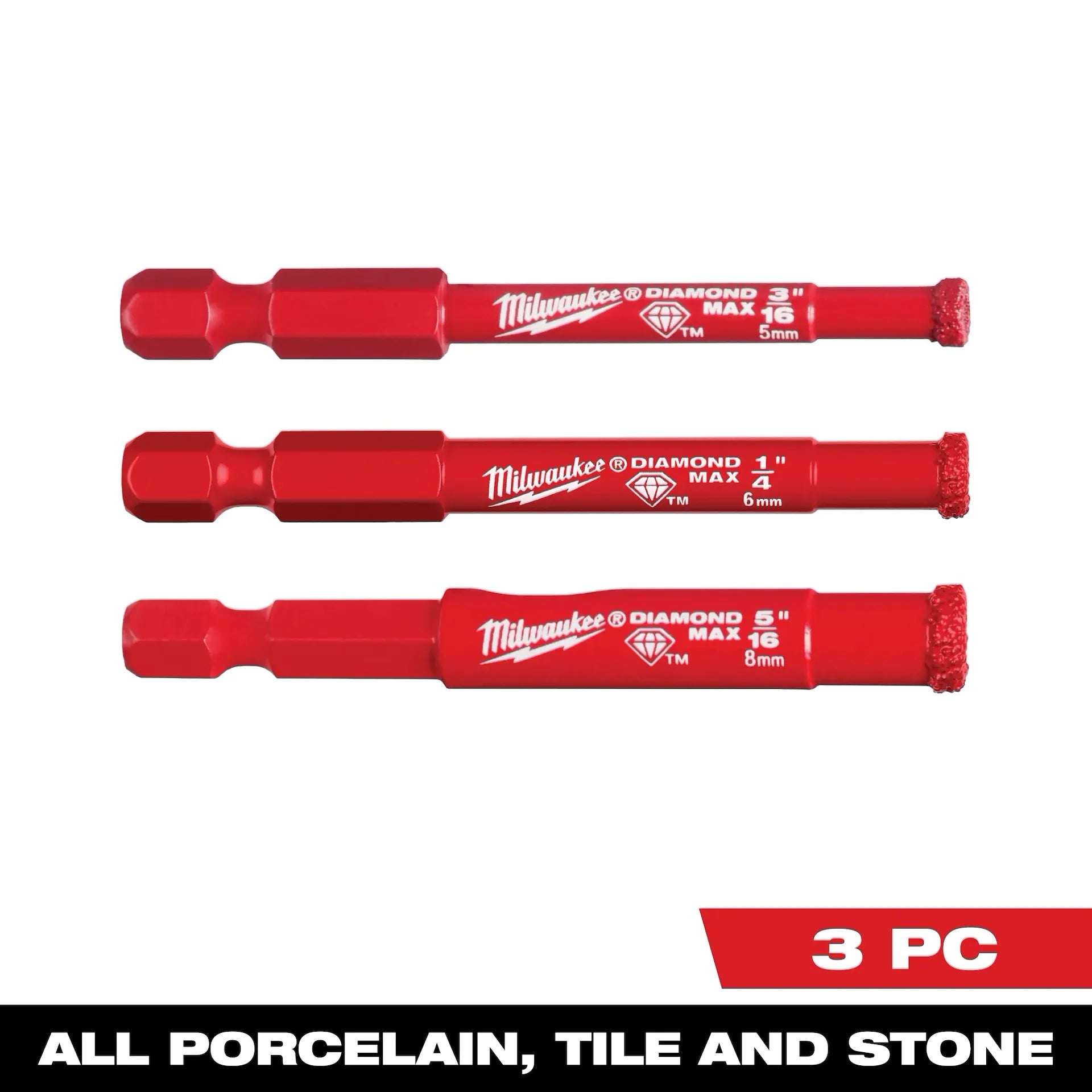 Milwaukee 49-56-0500 - DIAMOND MAX™ Hole Saw Bit Set - 3PC