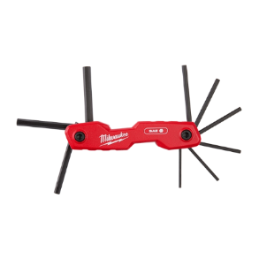 Milwaukee 48-22-2181 - 9-Key Folding Hex Key Set - SAE
